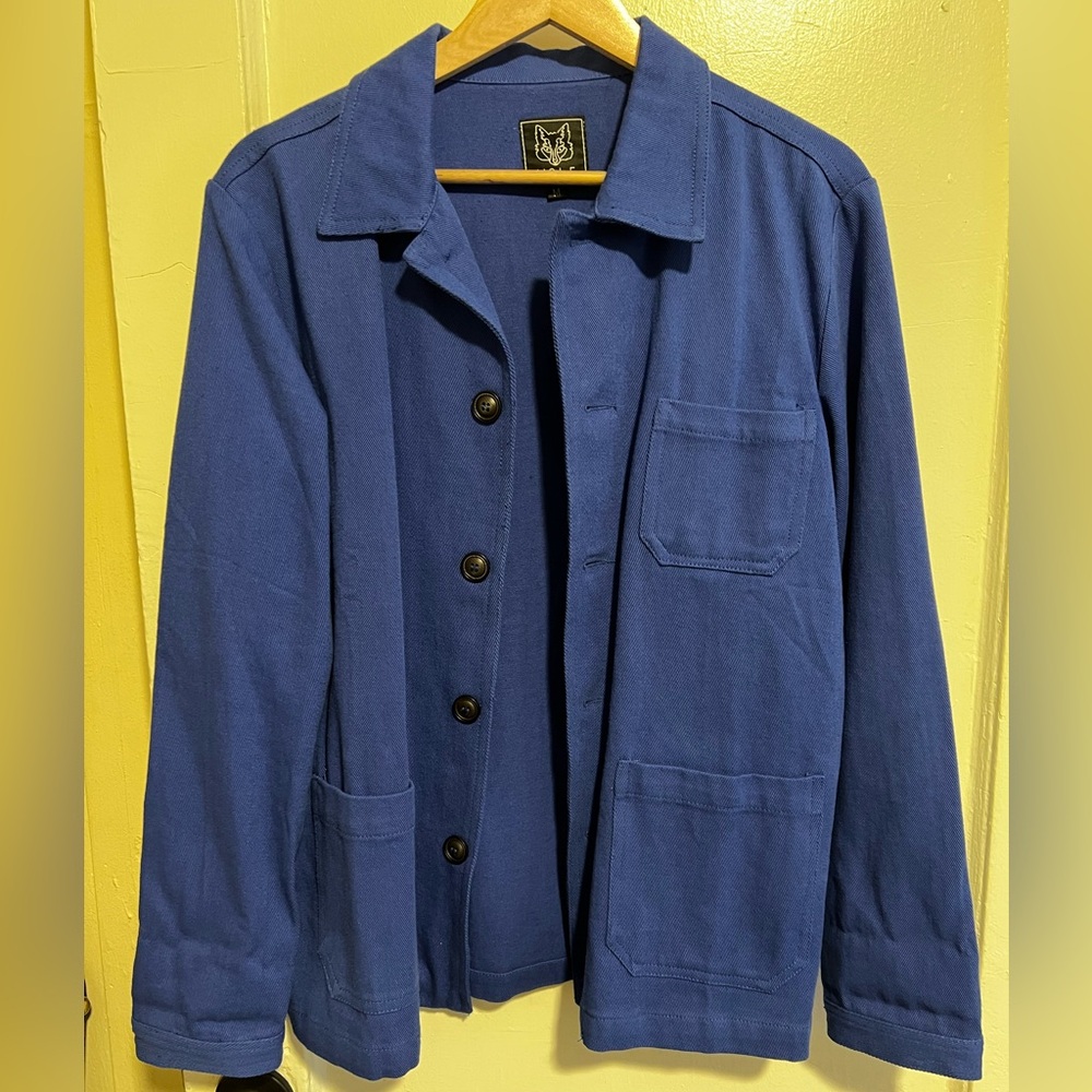 WOLF French Blue Chore Coat